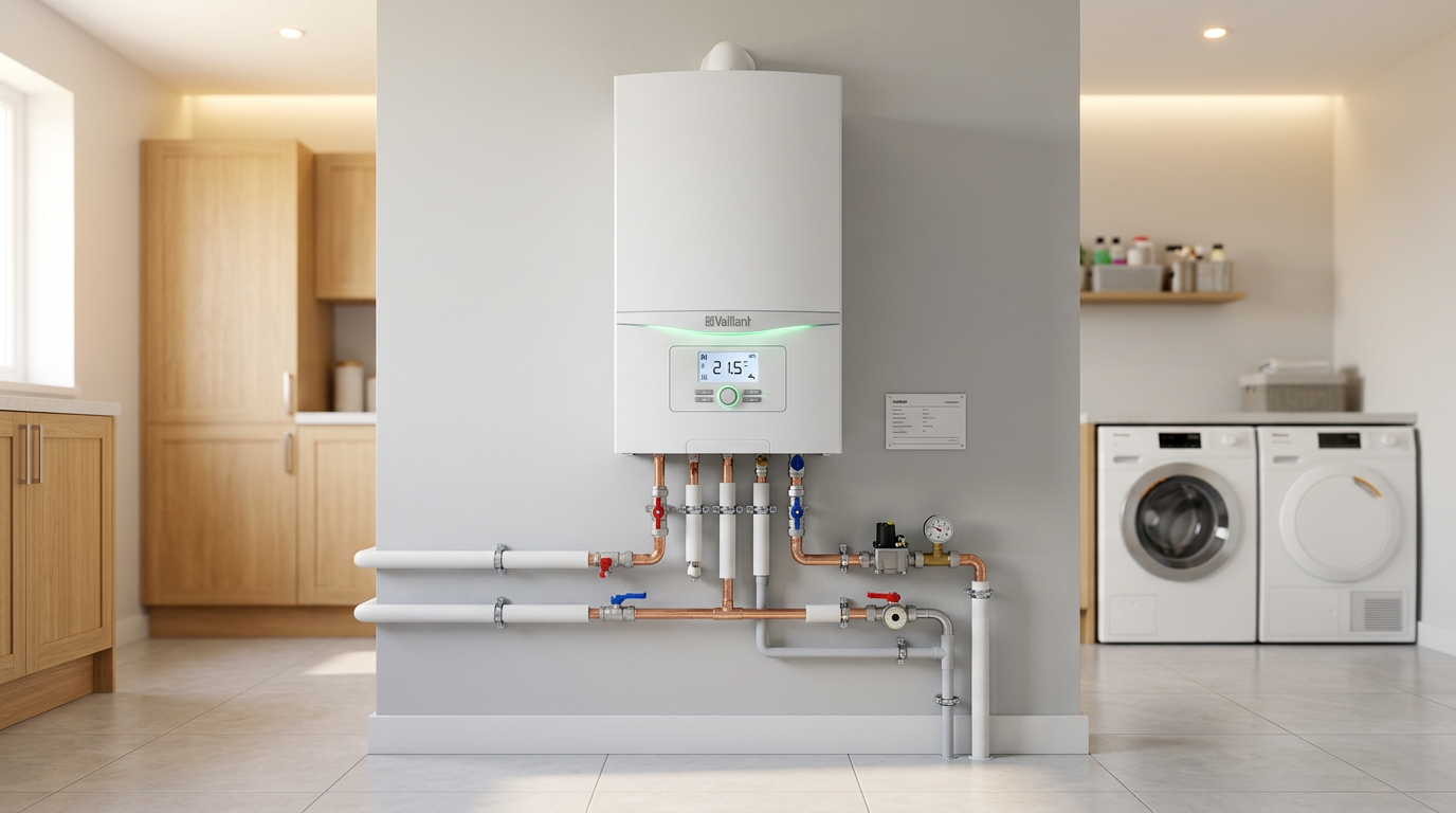 Wärmepumpen-Installation im Einfamilienhaus